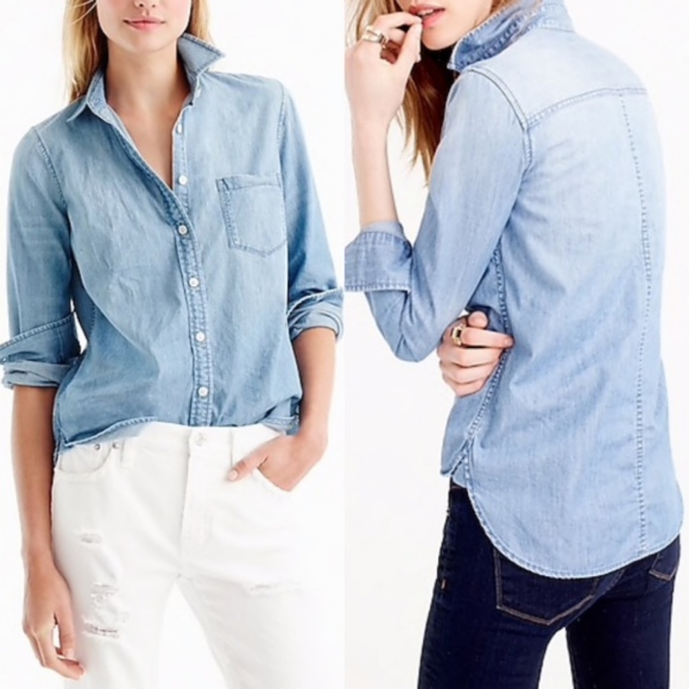 J. Crew Always Chambray Shirt A1406